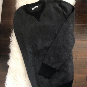 Men’s black and gray sweater